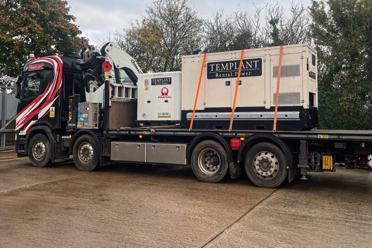 A new battery energy storage system and Stage V generator from Templant Hire’s fleet