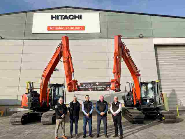 Hitachi Construction Machinery UK celebrates 20 years at HQ