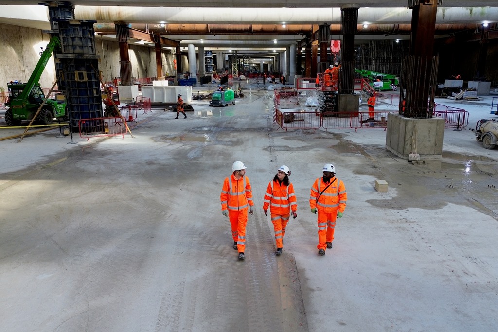 Old Oak Common foundations complete after 91 pours