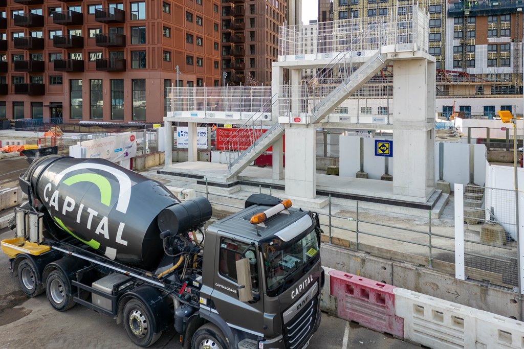 Wembley concrete trials shows 70% carbon savings