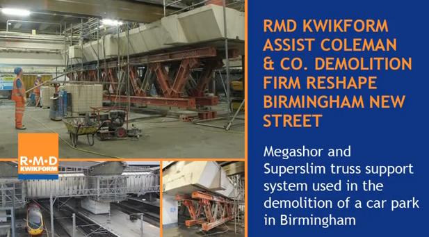 RMD Kwikform Birmingham New Street