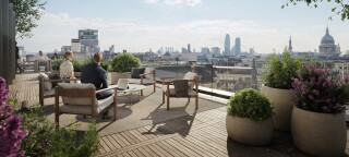 Wates is putting in a new roof terrace with views across the City