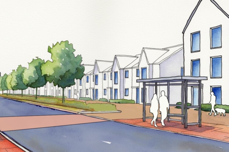 A vision for the site, courtesy of Spawforths Architects