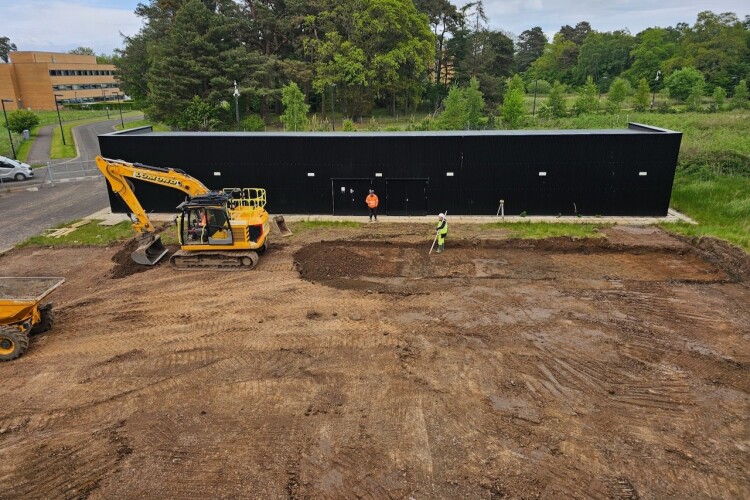 Robertson has started work on the supercomputer site