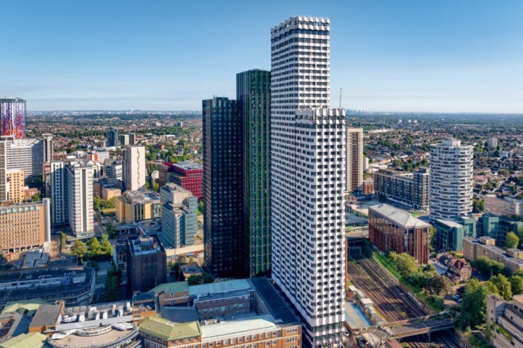 At 163-metres high, Croydon's College Road development is Europe&rsquo;s tallest volumetric modular building