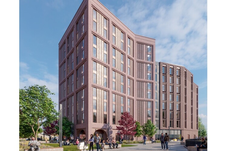 CGI of the planned Malago Road development in Bedminster 