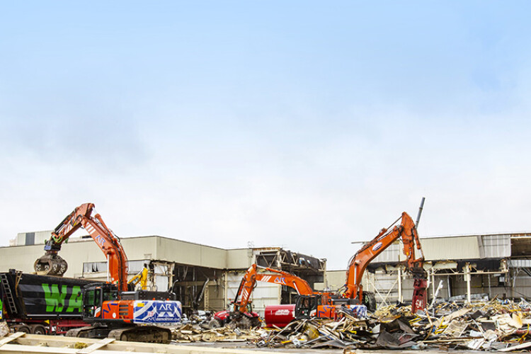 AR Demolition has invested a significant sum in specialist attachments for this project