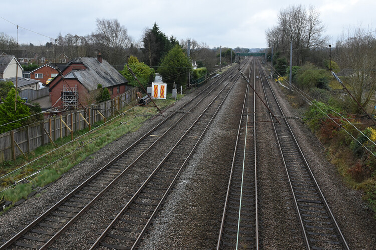 Location of the incident near Euxton Junction