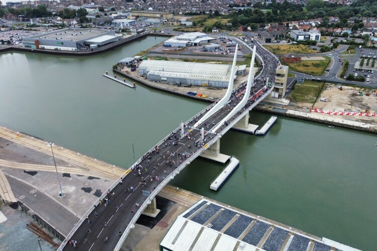 Belgian specialist Victor Buyck Steel Construction was the steelwork subcontractor for Suffolk County Council’s Gull Wing bridge across Lake Lothing in Lowestoft. 