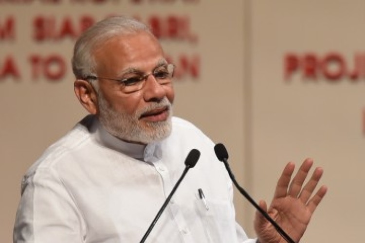 Narendra Modi kicked off work on several projects