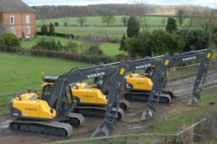 PA Wright's new EC140C excavators 