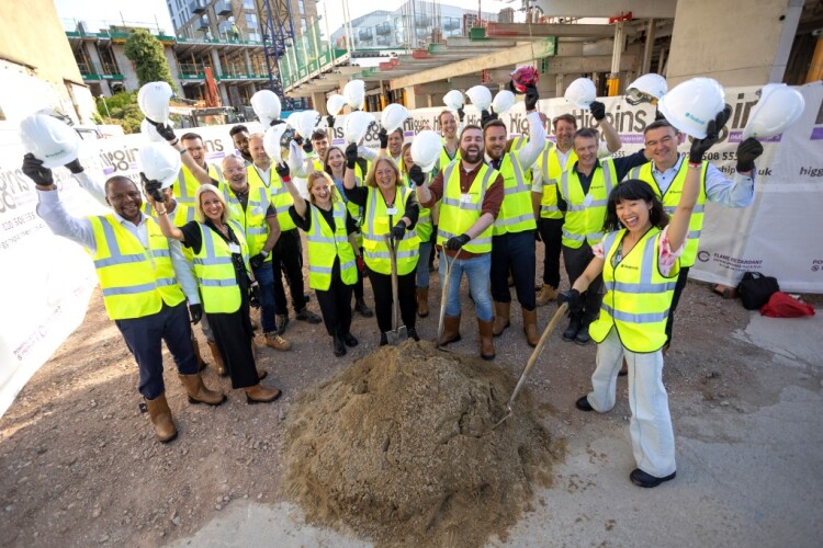 Ground breaking festivities marked the official start of construction