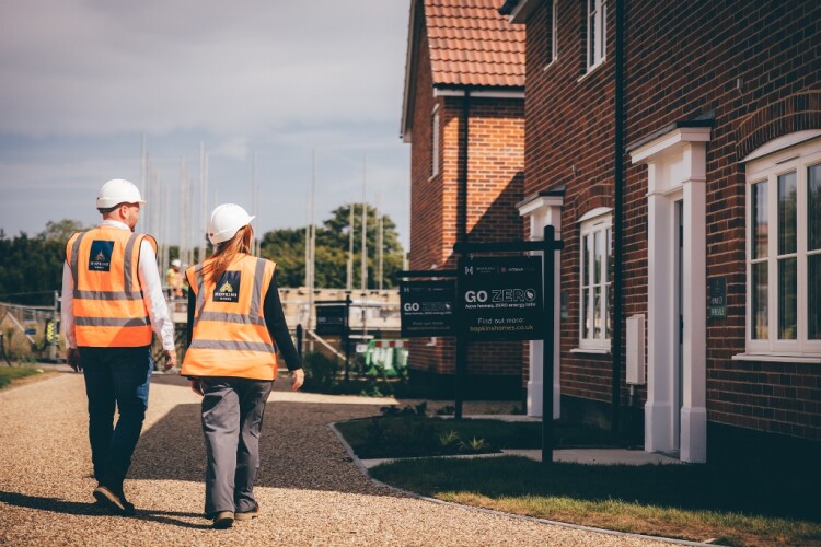 Hopkins Homes' Church View development in Bramford, near Ipswich