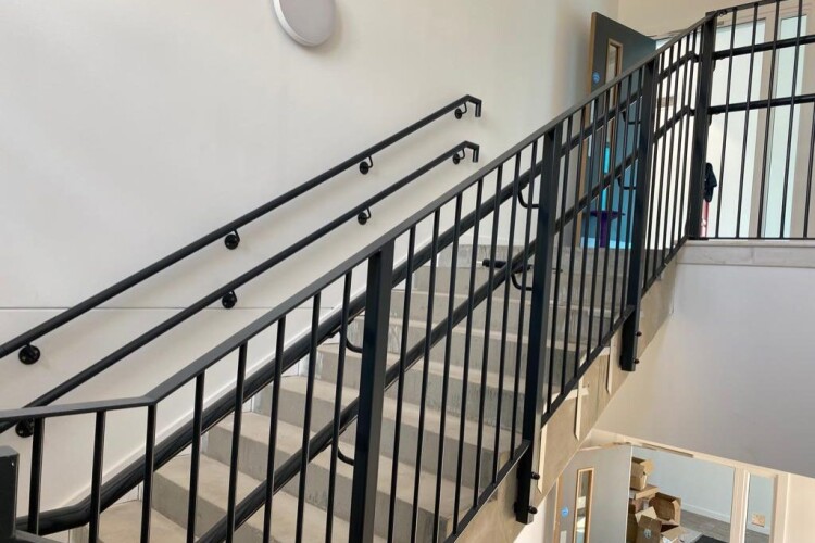 Concept Balustrades installed the steelwork for Morgan Sindall Construction at Cowbridge School in Cardiff