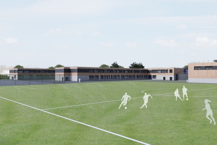 The new Northampton School for Boys will be built from 210 factory-made modules