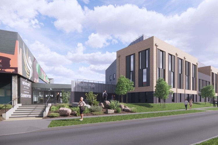CGI of the future Ringland health centre