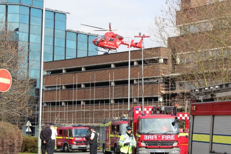 Photo of the scene (courtesy of Croydon Guardian)