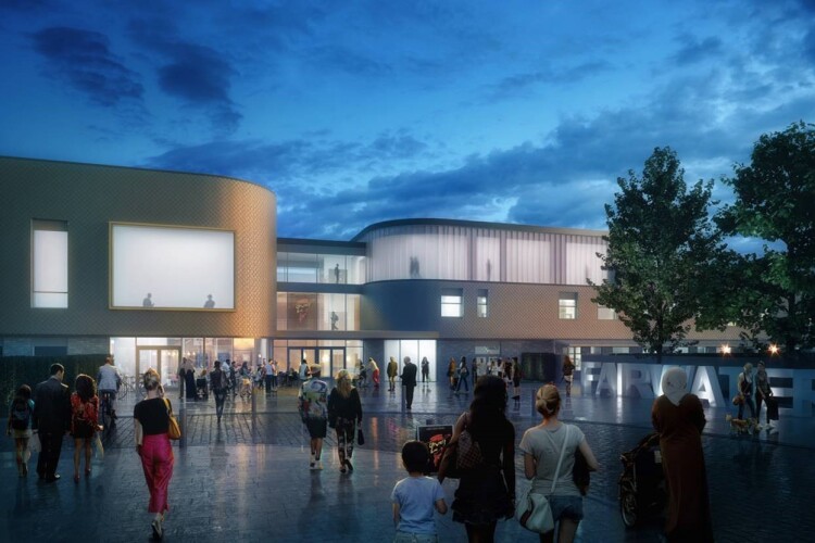 Artist's impression of the new Cantonian High School