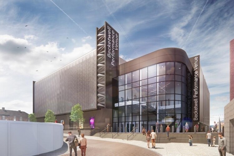 Artist's impression of the planned concert venue