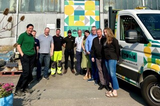 The Rebuild Site team with their new truck