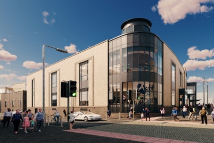 Carmarthen Debenhams is being turned into the Carmarthen Health & Wellbeing Hwb