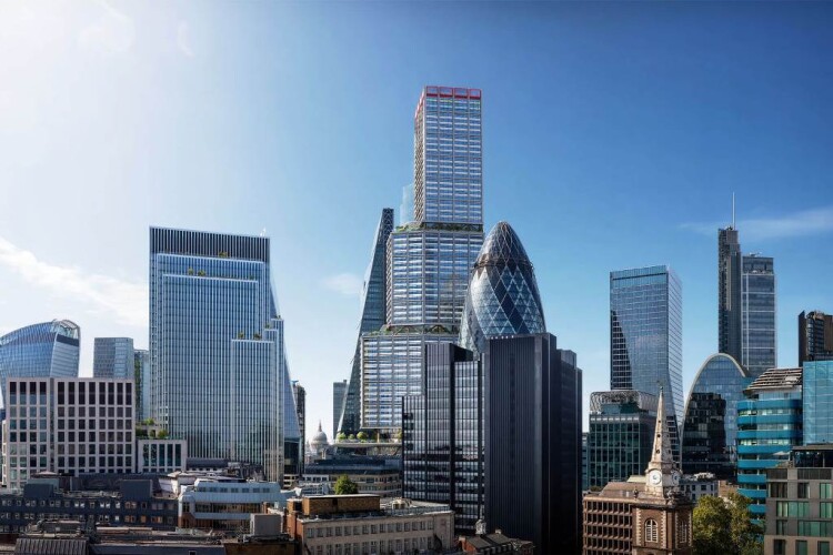 At 309.6 metres, 1 Undershaft will be the tallest building in the City Cluster [&copy;DBOX/Eric Parry Architects]