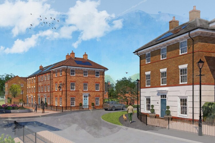 Artist's impression of Bamford Place in Uttoxeter