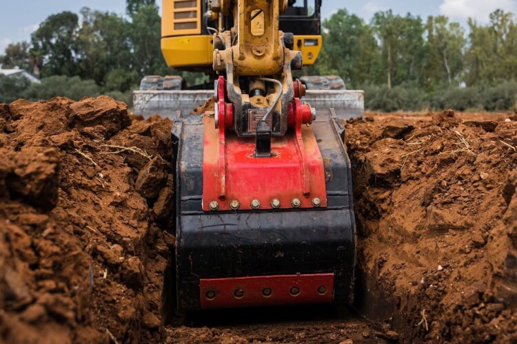 Ground penetrating radar is integrated in the excavator bucket to prevent utility strikes