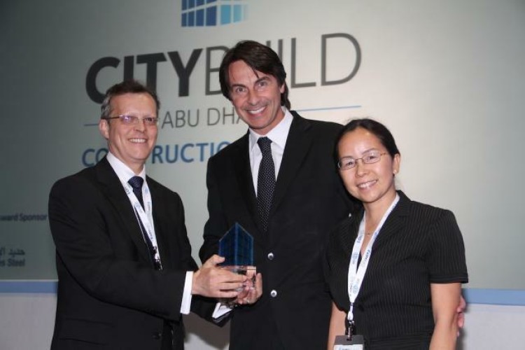 Unibeton received the innovation award <br> at CityBuild Abu Dhabi