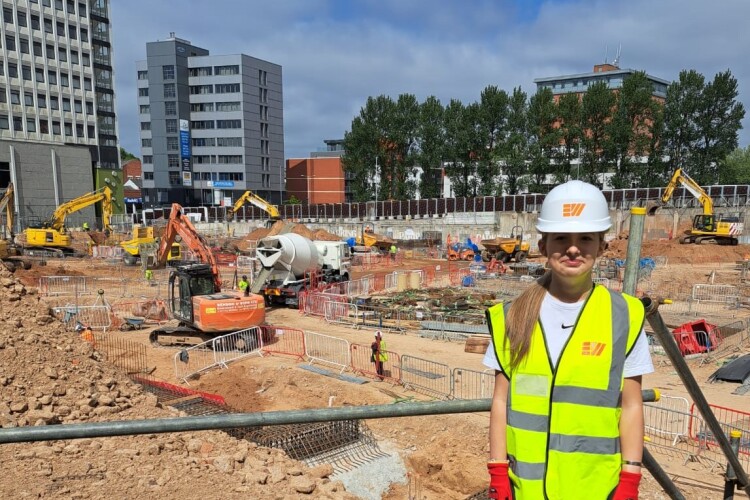 Trainee Layla Blackburn on a work placement at Preston City Council