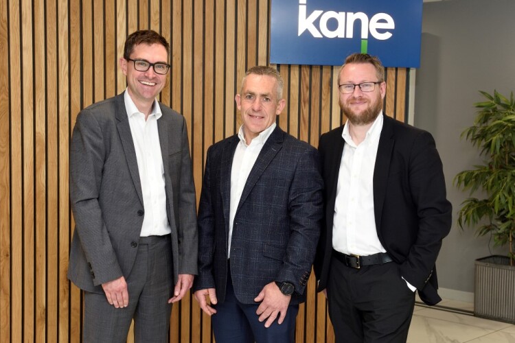 Left to right pre-construction manager Chris Lavin (Pre-Construction Manager), operations director Marty McMullan and Birmingham operations manager Aaron Swain