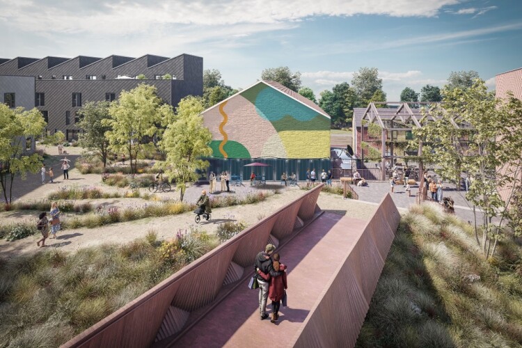 CGI of how Attercliffe Waterside might look
