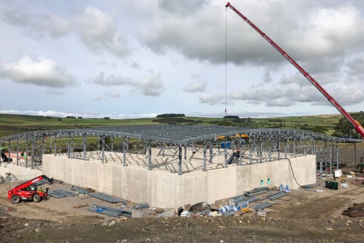  Border Steelwork Structures constructed the rapid gravity filter building at Williamsgate water treatment works (photo from 2019)