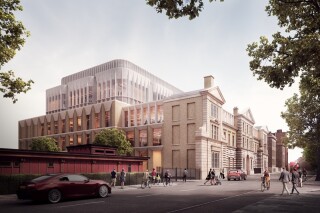 artist's impression of the new facility on Grays Inn Road