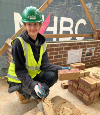 Apprentice bricklayer Tegan Pryor