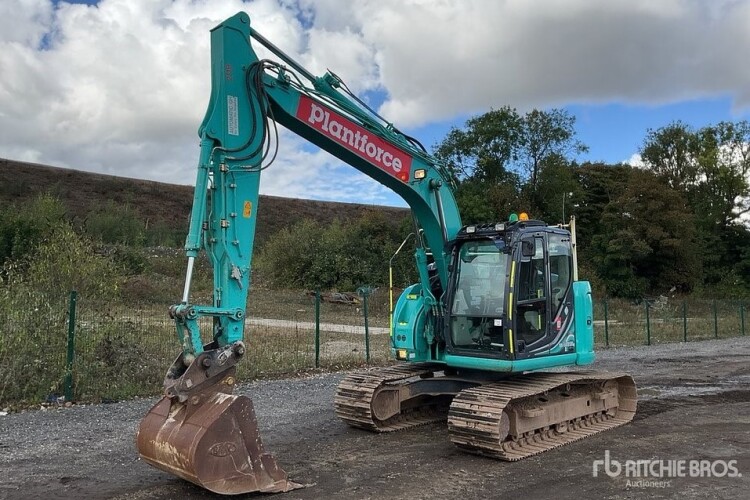 This 2019 Kobelco SK140 SRLC-5 excavator is among the lots