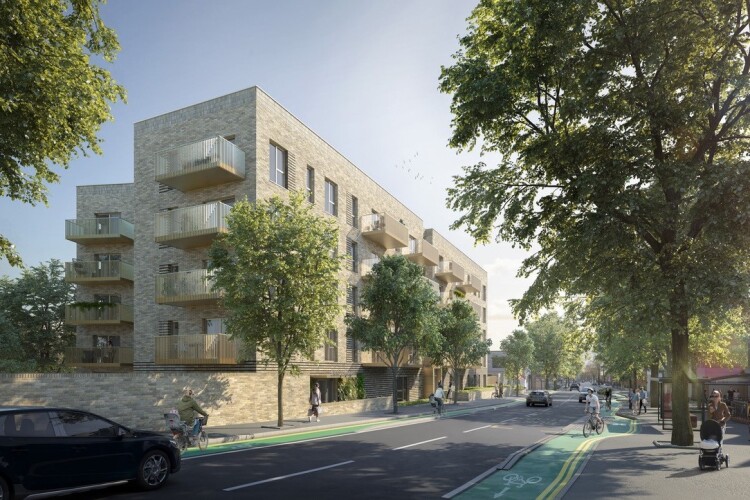 CGI of the Chorlton development