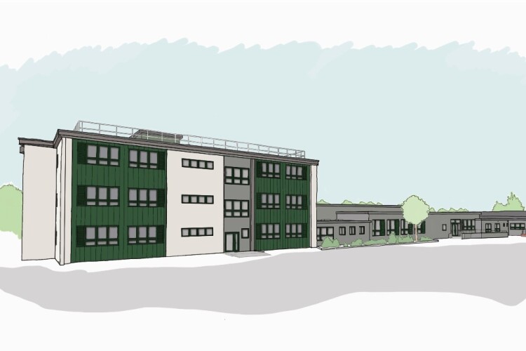 Artist's impression of the revamped Brunstane Primary School, courtesy of Architype