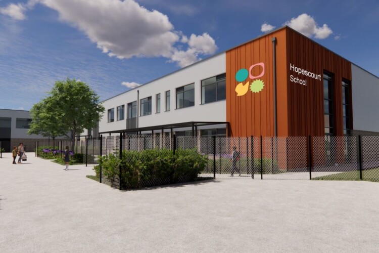 CGI of Hopescourt School in Walton-on-Thames