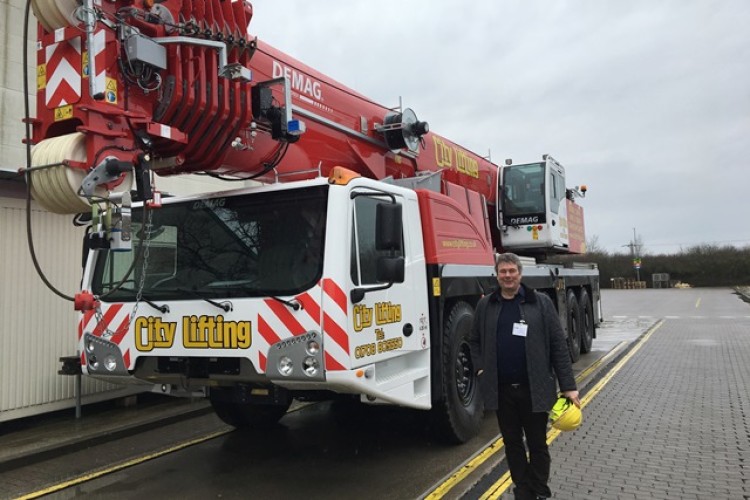 Trevor Jepson and his new Demag