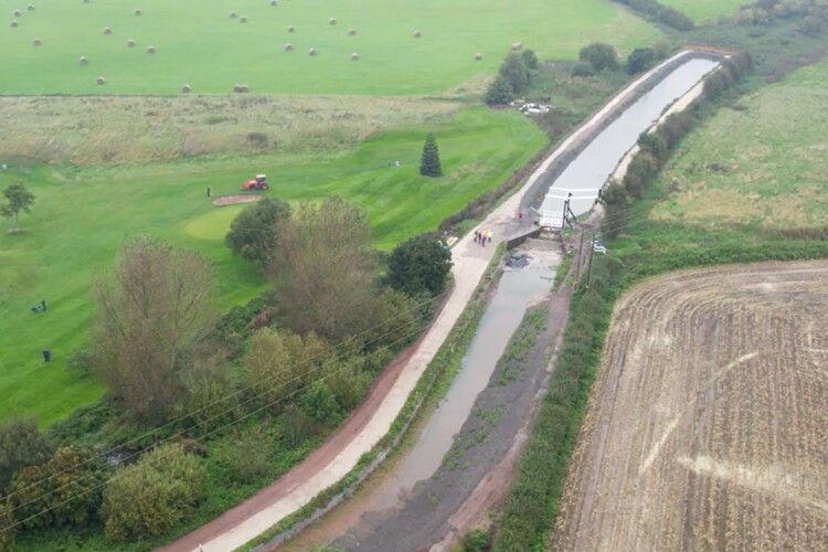 Work on the 120m-long stretch of canal is now complete