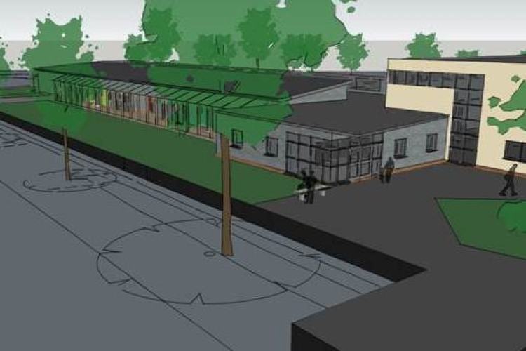 Artist's impression of The Shade Primary School