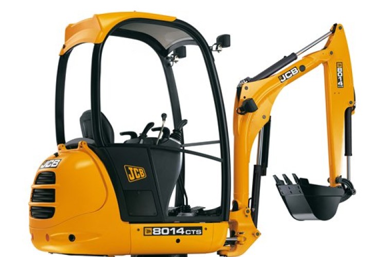 JCB's 8014 mini excavator - one of the models bought by the Travis Perkins Group