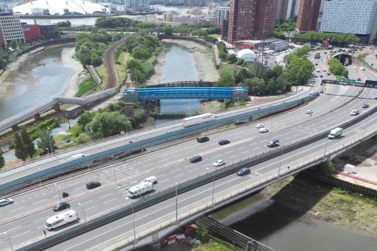 the A13 River Lea Crossing