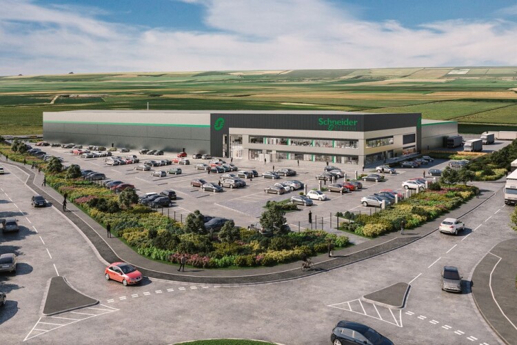 CGI of Schneider Electric's planned new Scarborough factory