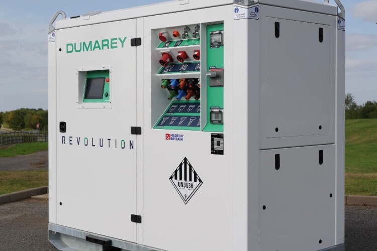 Dumarey's Revolution battery energy storage system