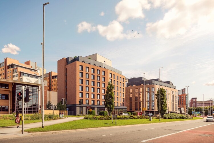 CGI of the planned Kirkstall Road purpose-built student accommodation development