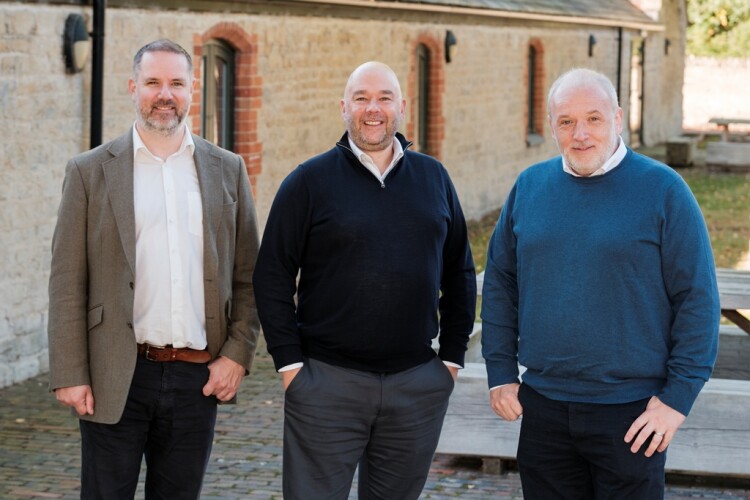 Mark Dewhurst (left), Chris Dunne (centre) and Lee Mellor (right)