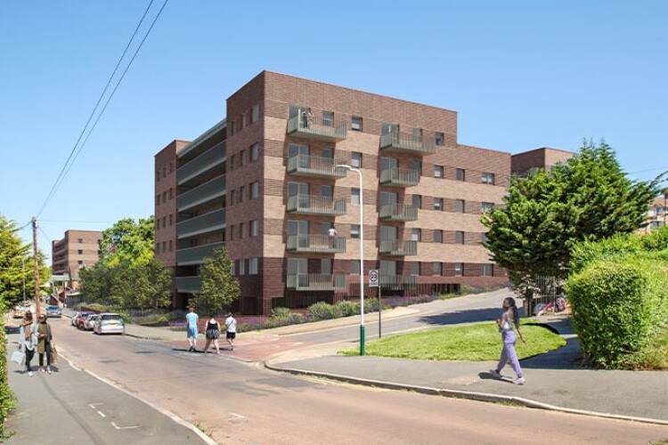 CGI of the planned development on Chippenham Road in Harold Hill