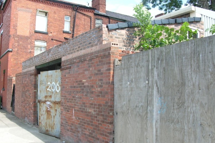 The industrial unit in Toxteth where John McCleary fell